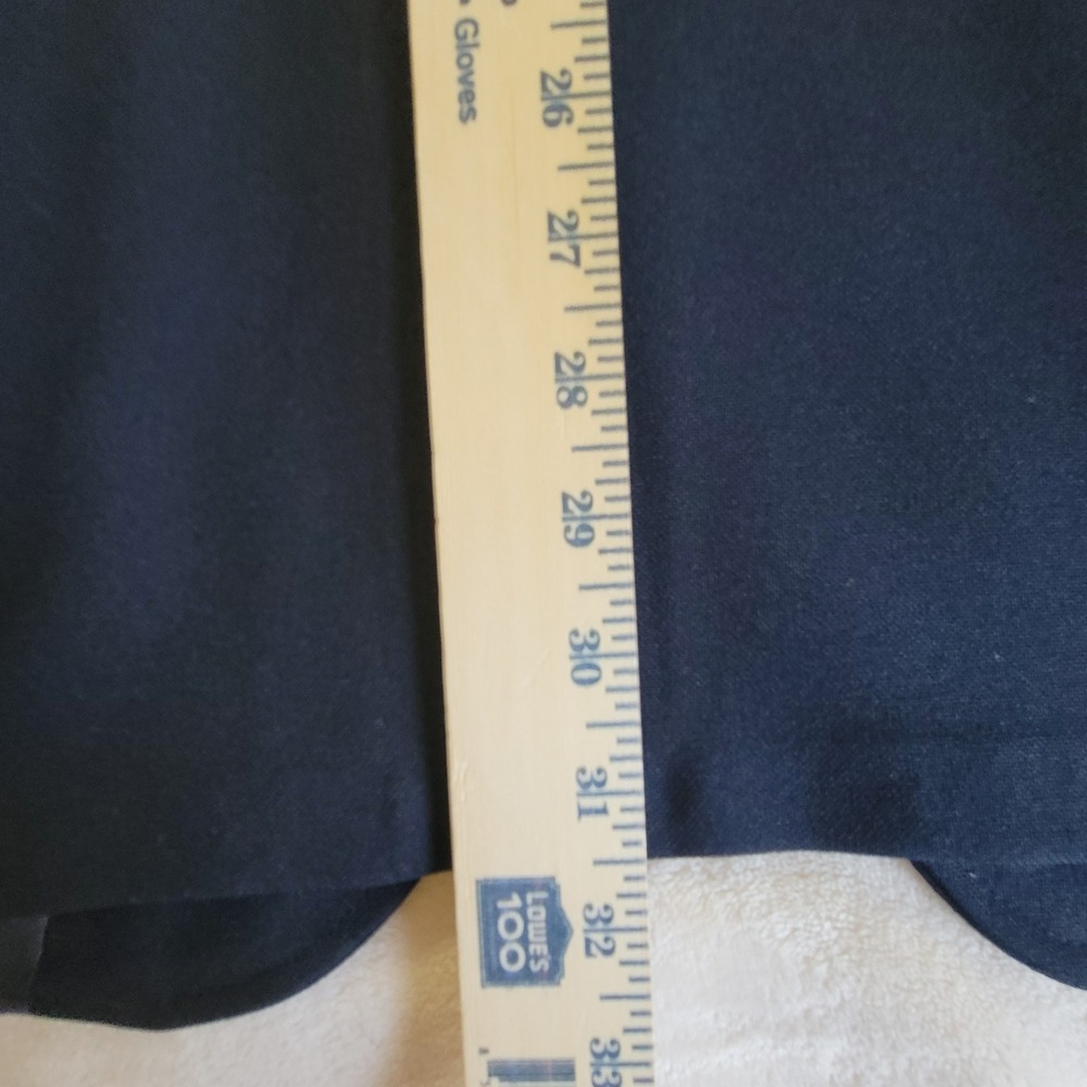 Perma-Prest Blazer Jacket Mens 46R Navy Gold Button Dacron Polyester Vintage - Picture 13 of 16